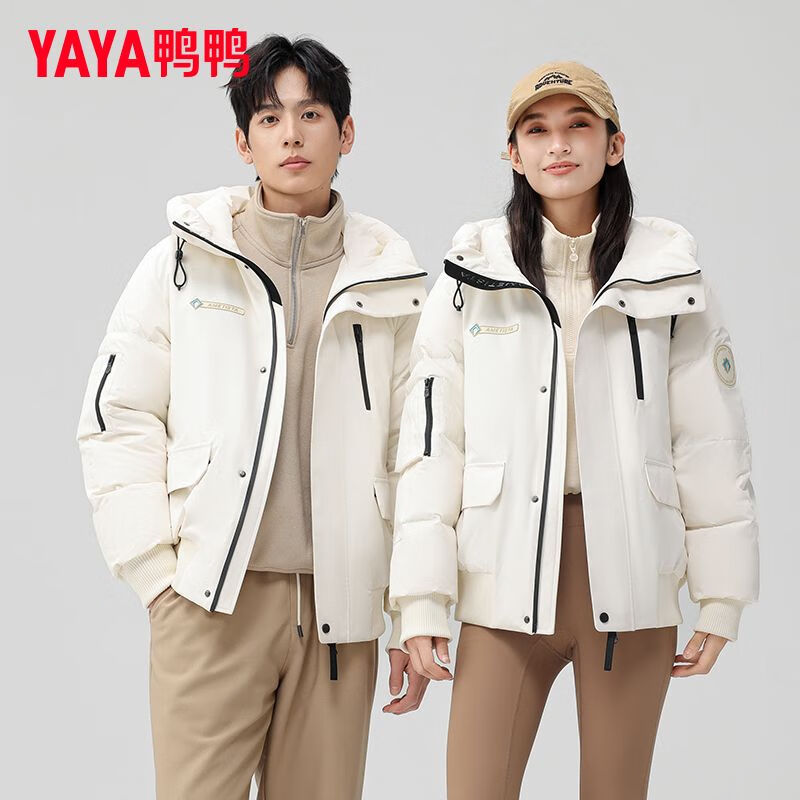 YAYA 鸭鸭羽绒服 羽绒服 黑色 395元（需用券）