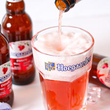 Hoegaarden 福佳 比利时果味福佳玫瑰红/珊瑚柚/蜜桃啤酒248ml*24瓶整箱 106.9元