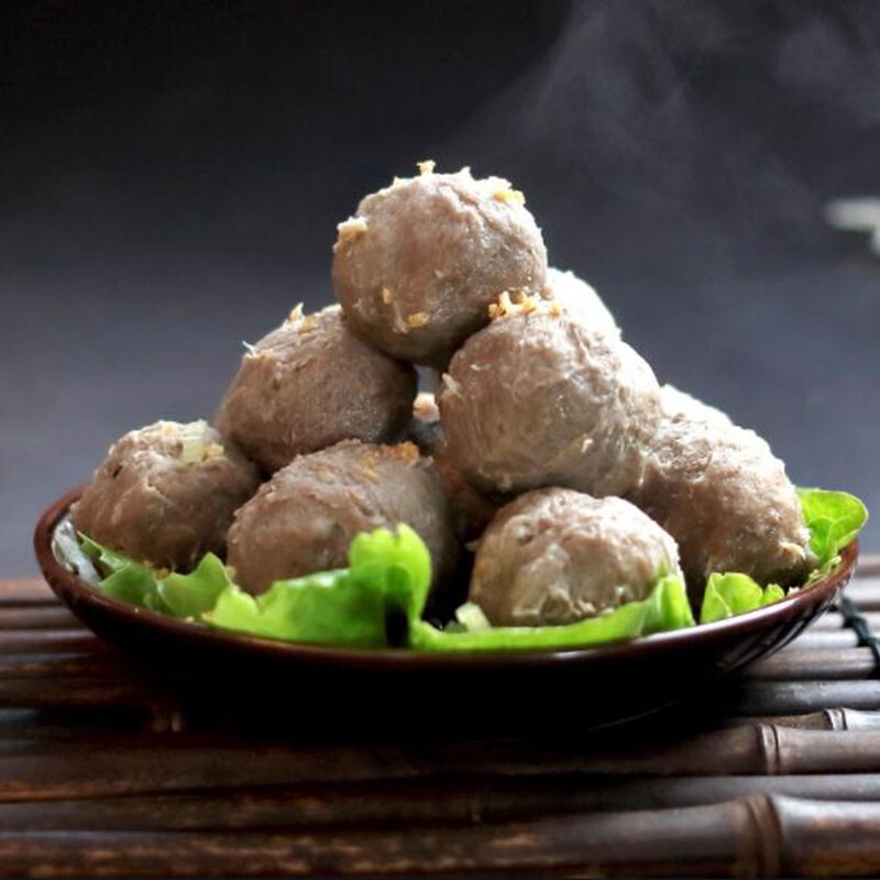 恋食记 牛肉丸250g*4包+牛筋丸250g*4包 火锅丸子 关东煮 纯牛肉 64元（需用券