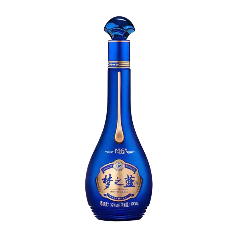 洋河 梦之蓝M6＋绵柔白酒 52%vol 100mL 1瓶 95.8元
