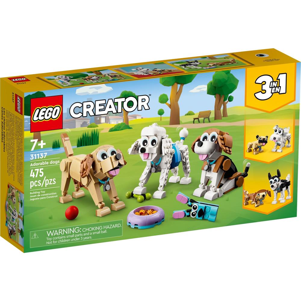 乐高 LEGO Creator3合1创意百变系列 31137 萌萌小狗 126.75元