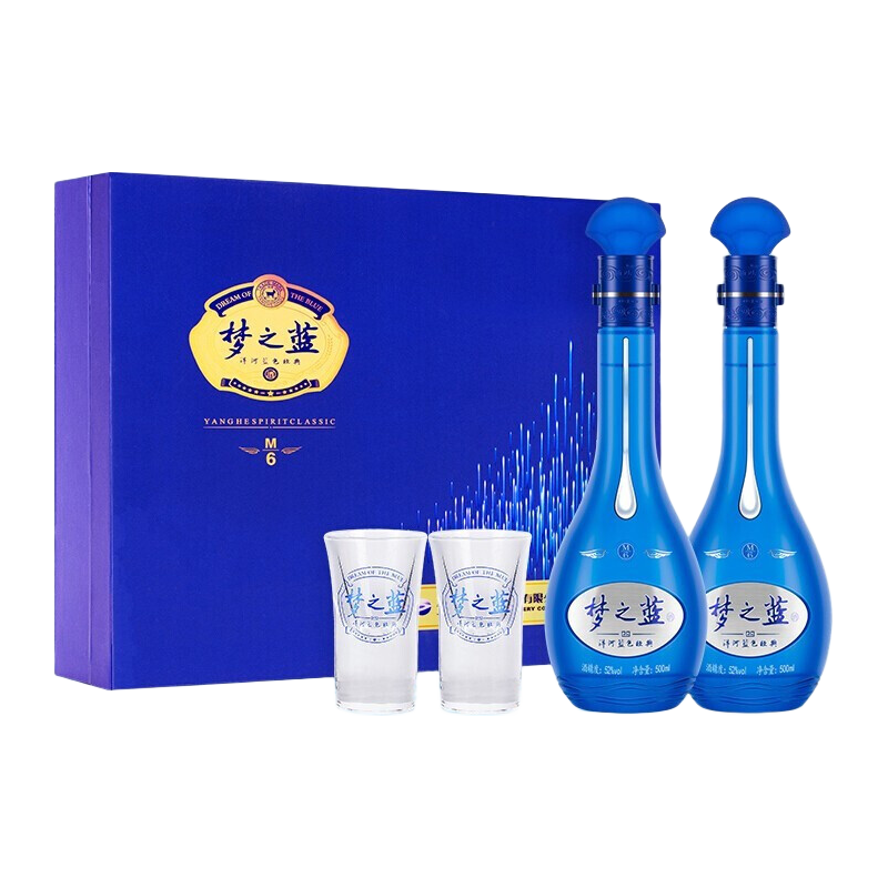 洋河 蓝色经典 梦之蓝 M6 52%vol 浓香型白酒 700元