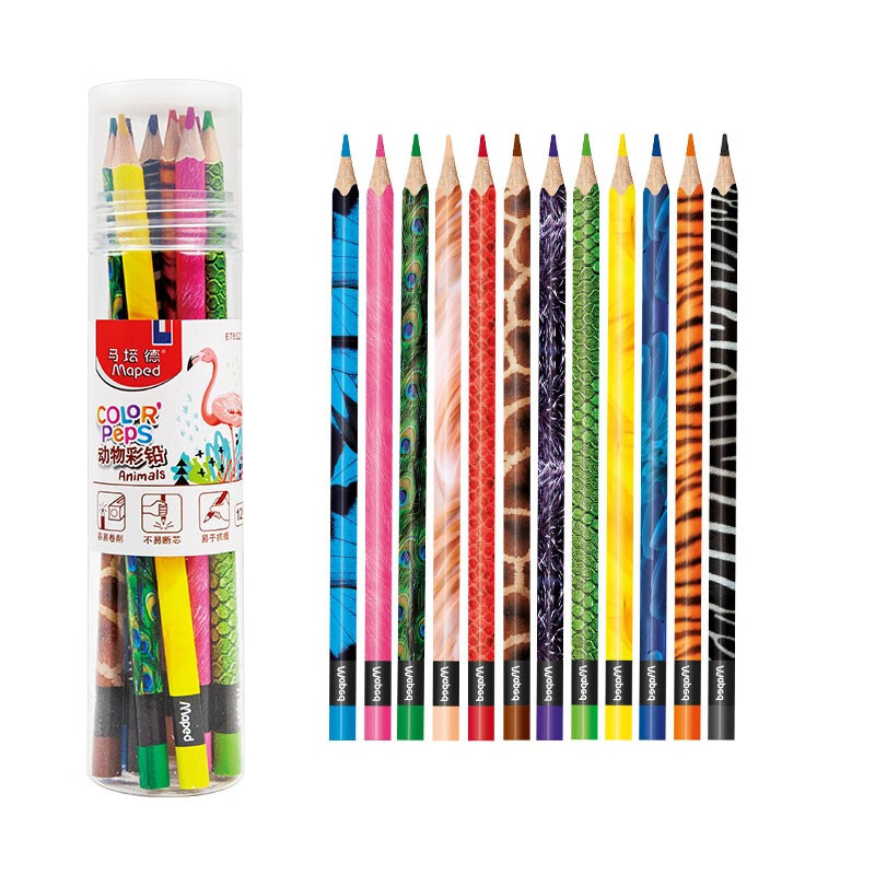 PLUS会员：Maped 马培德 832212CH 油性彩色铅笔 12色 6.19元（需买3件，共18.56元，