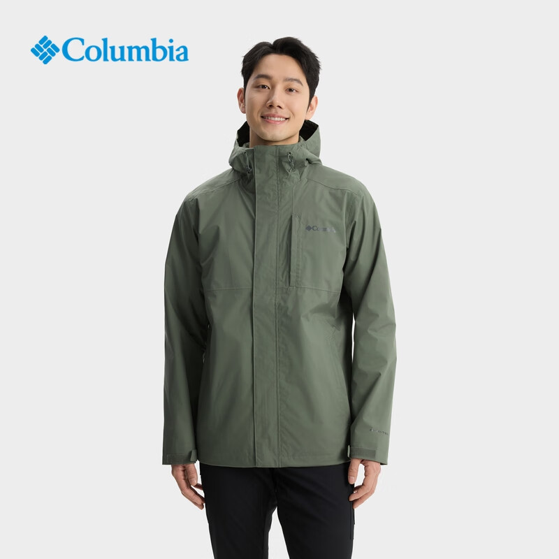 Columbia 哥伦比亚 蒋奇明同款哥伦比亚男女同款防水冲锋衣旅游徒步外套 316 4