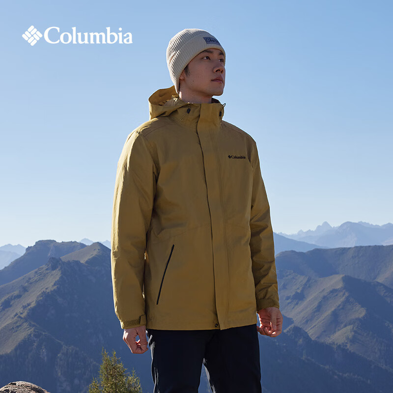 闭眼买、38节、再降价：Columbia 哥伦比亚 700蓬 羽绒三合一冲锋衣 XE5418 257 男