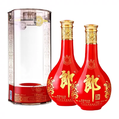 88VIP：郎酒 红花郎 十五 53度 酱香型 500ml*2瓶 拍2件 返后1890元包邮（折合945