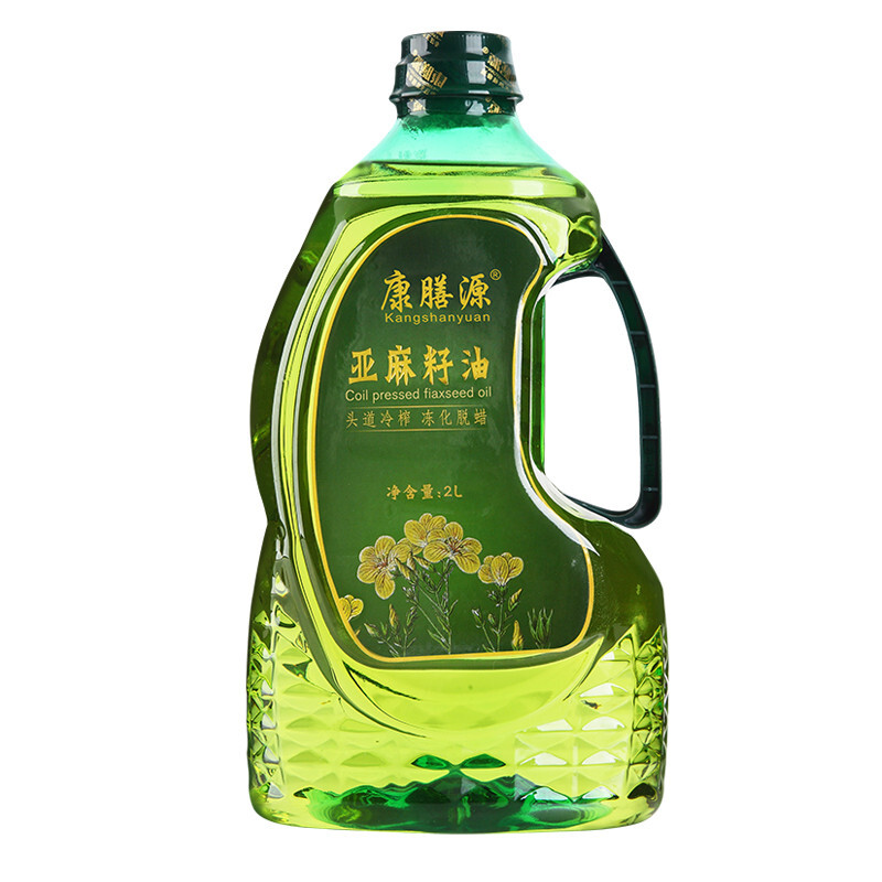 康膳源 冷榨一级亚麻籽油 2L 48.89元包邮（需用券）