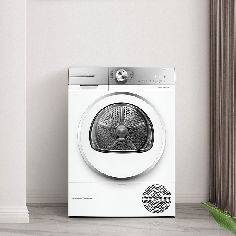 国家补贴：博世 BOSCH 6系10KG 全自动家用高效智能祛味滚筒洗衣机 WGB254E00W 484