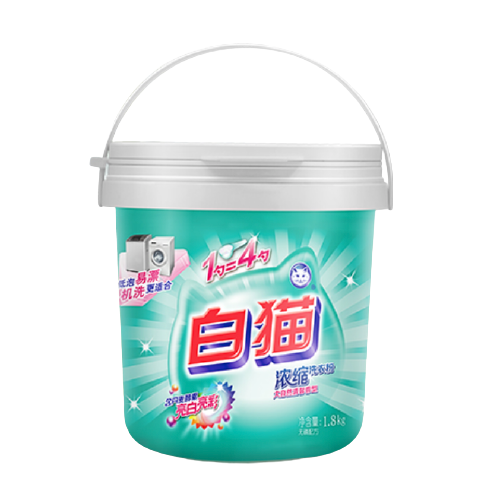 White Cat 白猫 浓缩洗衣粉 1.8kg 大自然清馨 20.31元（需用券）