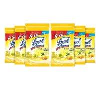Lysol 柠檬香型消毒纸巾便携随身装48包 15片/包 $19.99