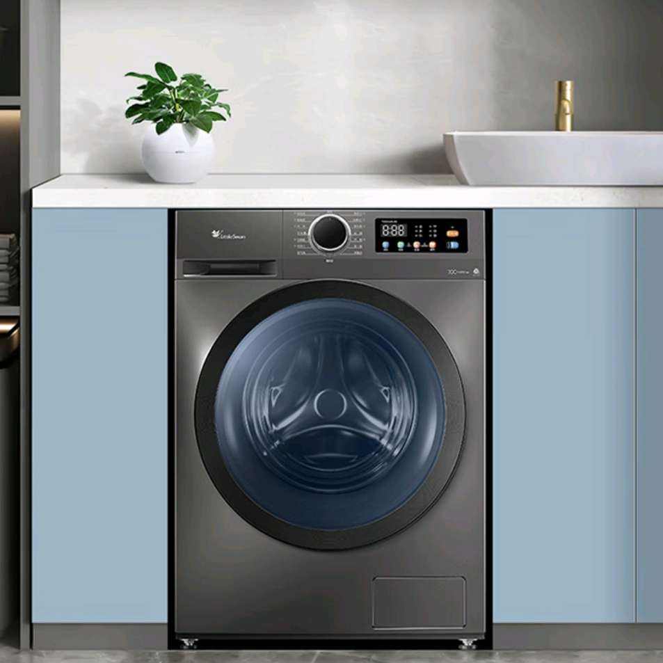 小天鹅（LittleSwan）滚筒洗衣机全自动家用 带烘干洗烘一体【TD100APURE】超薄