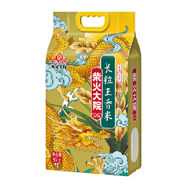 柴火大院 黑龙江长粒香米 5kg ￥29.24