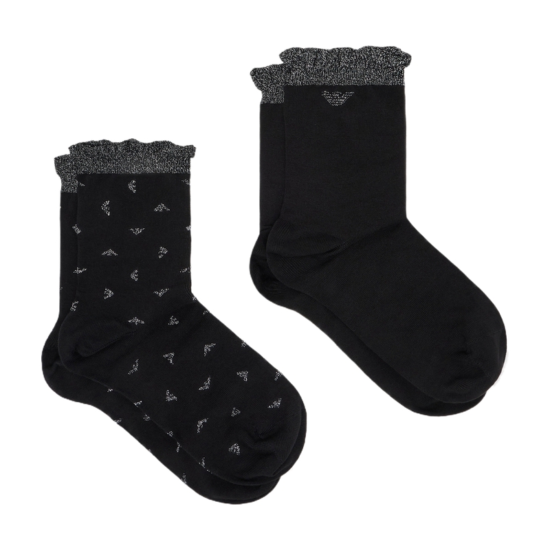 EMPORIO ARMANI 阿玛尼 女士短筒袜 EW000579AF17530 2双装 273元