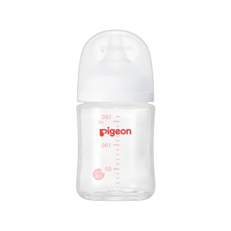 Pigeon 贝亲 宝宝玻璃奶瓶 第3代 160ml+SS奶嘴 55元+14元凑单品（需换购，PLUS会