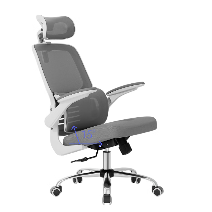 UE 永艺 MC-0020 人体工学电脑椅 白框灰网 379元（满减）