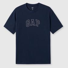 Gap 盖璞 纯棉字母印花logo短袖T恤 546589 79元