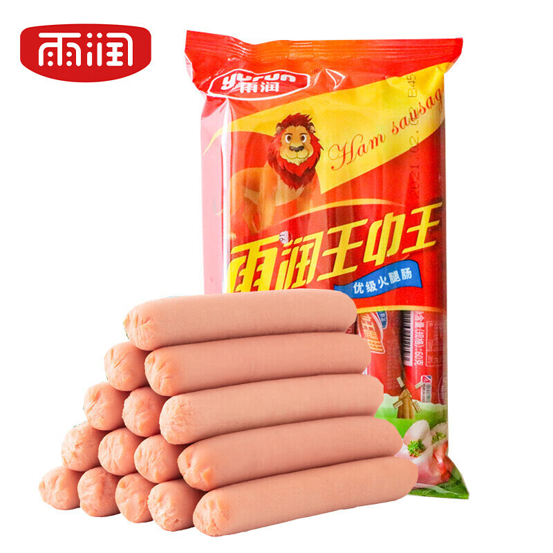 雨润 王中王火腿肠 优级大块肉224g（任选10袋） 3.9元（需用券）