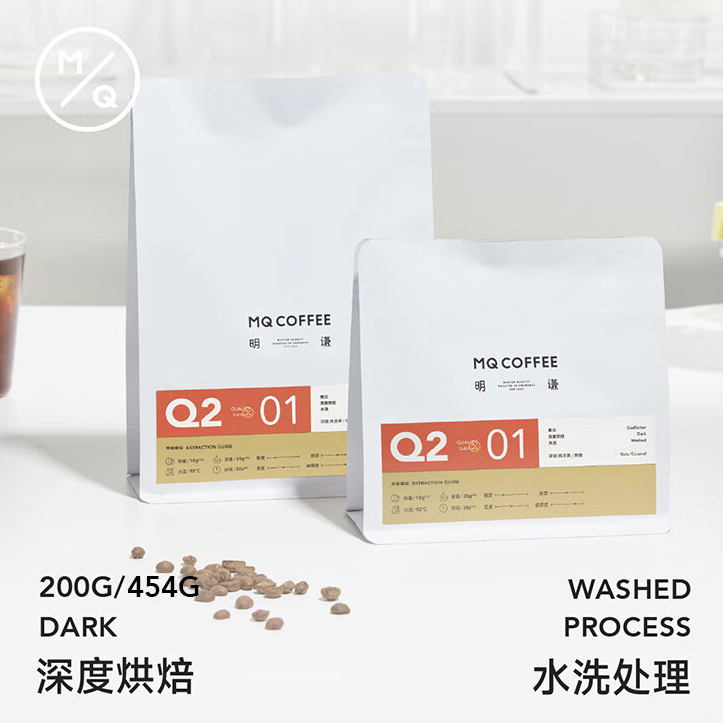 MQ COFFEE 明谦 中深烘焙 咖啡豆教父 454g 45.35元
