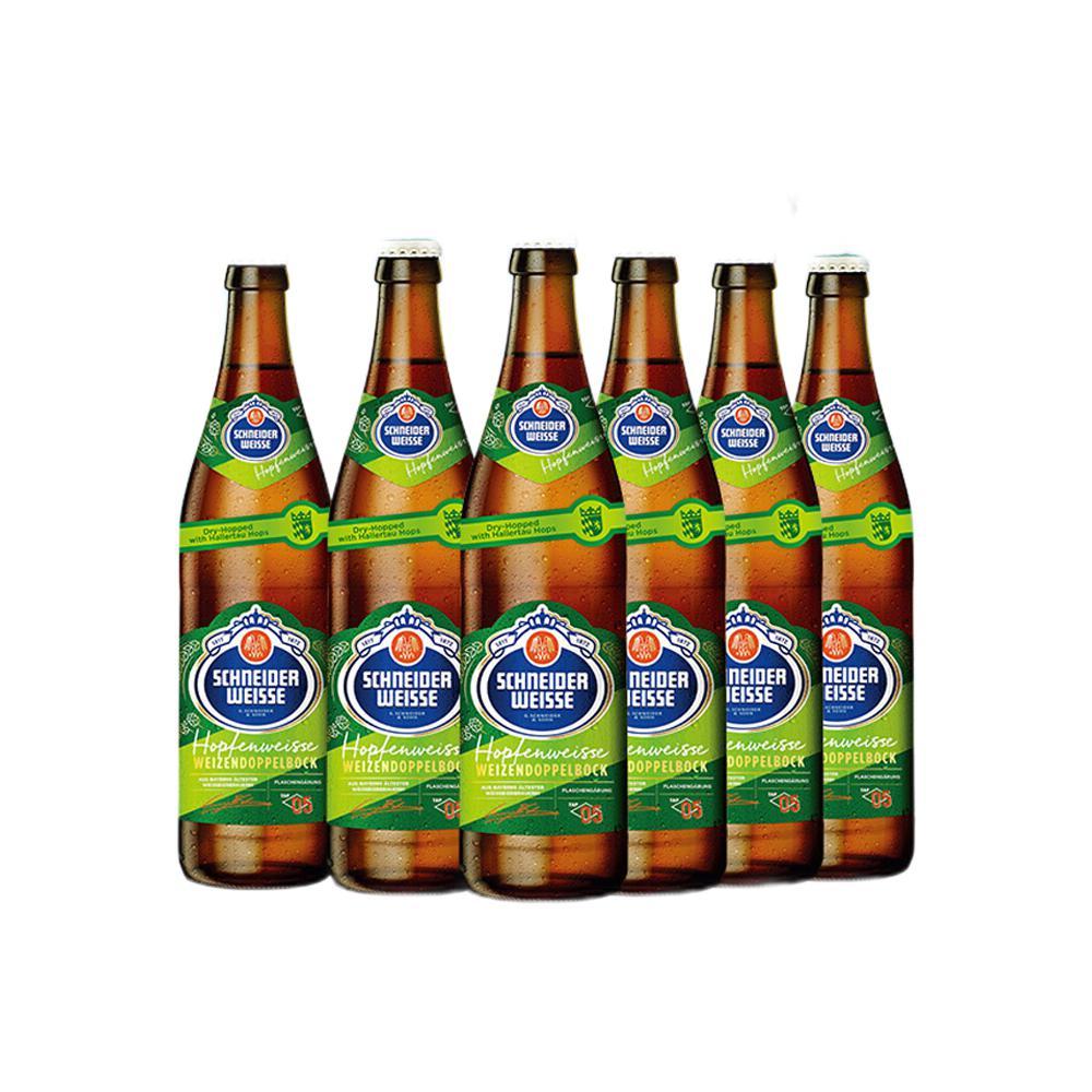 SCHENIDER WEISSE 施纳德Schneider Weisse 5号多花 小麦啤酒 500ml×6瓶装 德国进口 138