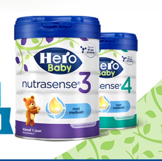 Hero Baby nutrasense系列 白金版幼儿奶粉 荷兰版 3段 700g 136元（需用券）