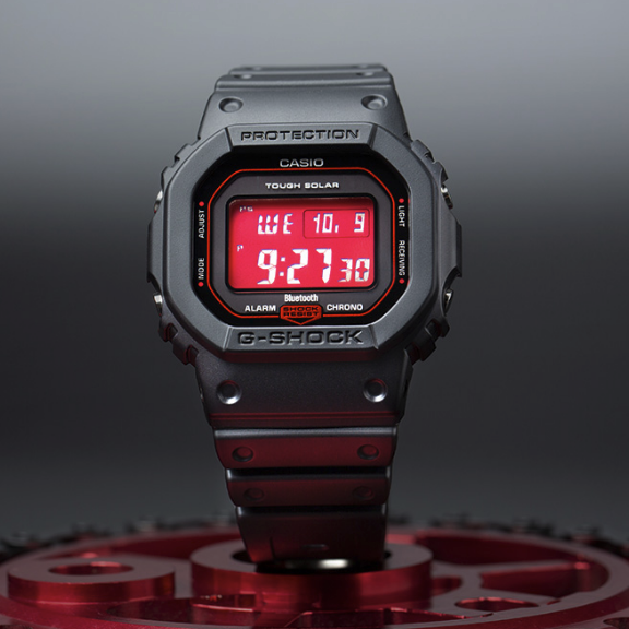 PLUS会员：CASIO 卡西欧 G-SHOCK系列 48.9毫米太阳能电波腕表 GW-B5600AR-1 761元包邮