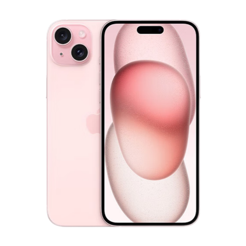 再降价：Apple/苹果 iPhone 15 Plus A3096 256GB 粉色支持移动联通电信5G 双卡双待手