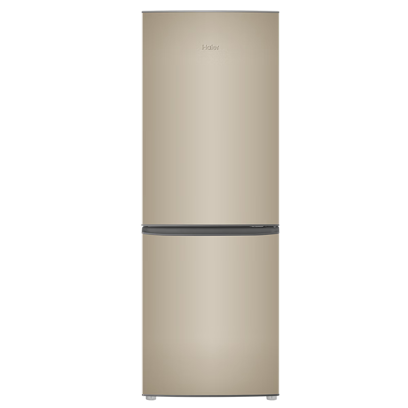 PLUS会员：Haier 海尔 BCD-178TMPT 直冷双门冰箱 178L 金色 825.4元包邮+9.9购卡（需