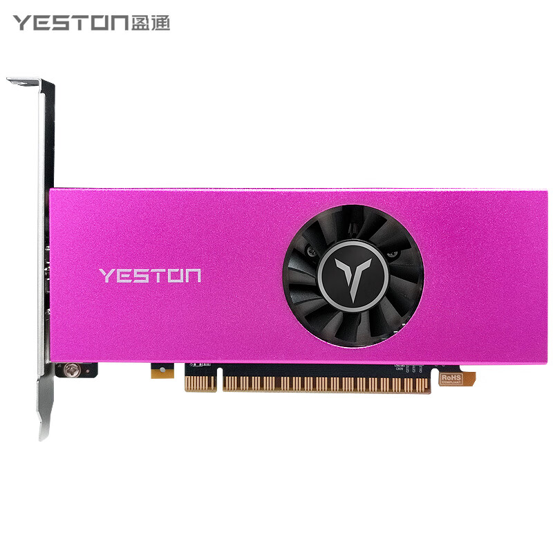 yeston 盈通 GTX 1050Ti 4G D5 LP 无需外接供电 配送半高挡片 颜值萝莉显卡 849元