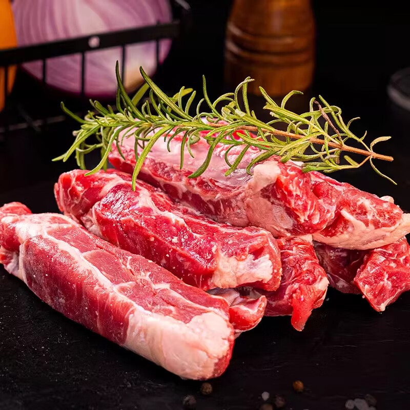 1号会员店 精选进口原切牛肋条1kg 59.92元（需用券）