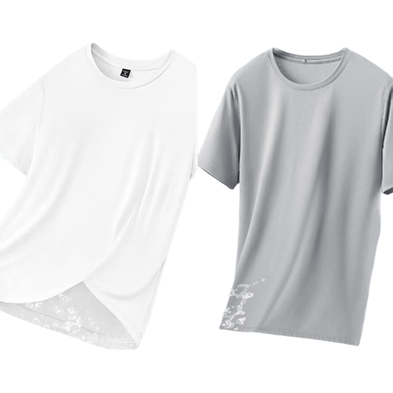 冰丝短袖T恤男 夏季新款 网眼透气速干半袖 黑色 3XL 1.9元（秒杀频道下单）