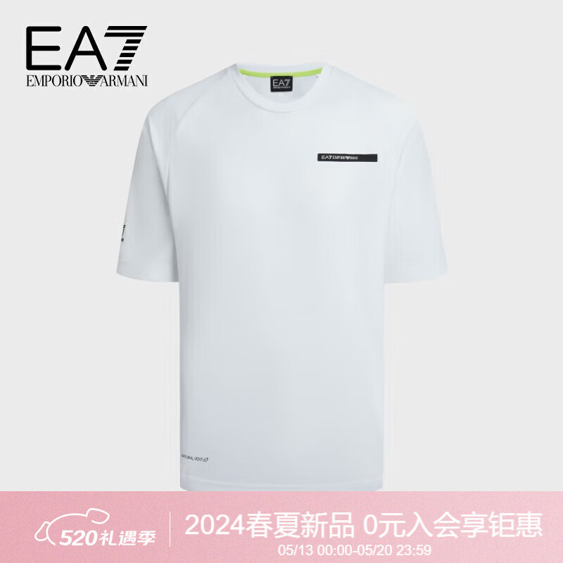 EMPORIO ARMANI 24春季EA7男装VENTUS 7运动健身T恤 752元