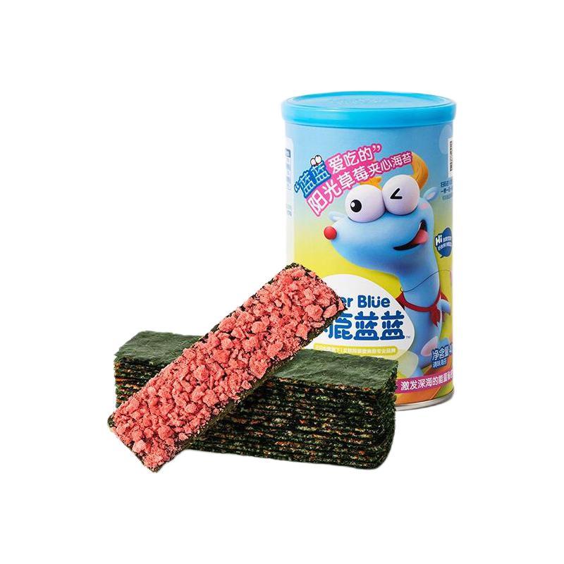 小鹿蓝蓝 阳光草莓夹心海苔 40g 13.45元