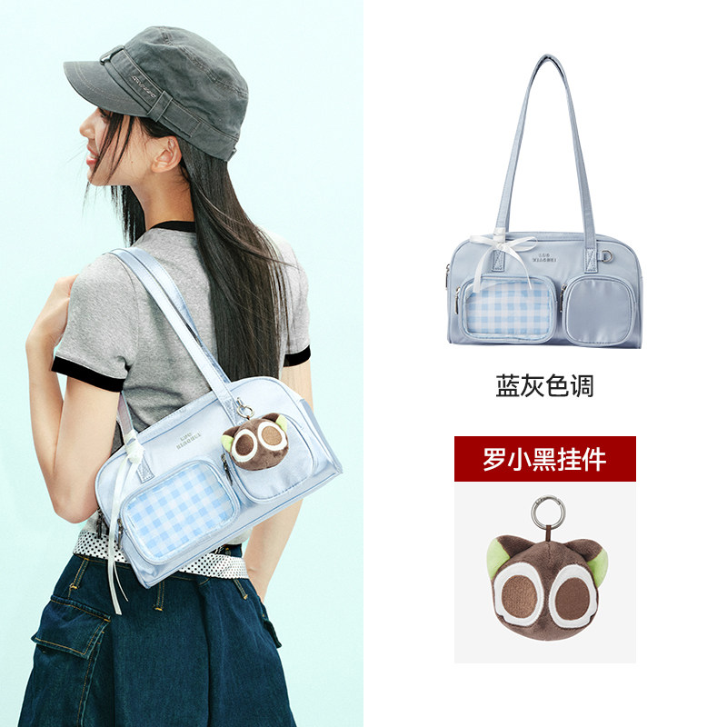 移动端：森马 女士单肩包 105926153001 129元（淘金币可抵1.99元起）