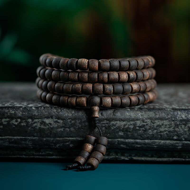 耕鸿 奇楠桶珠满油脂老料棋楠手串 460元（需用券）