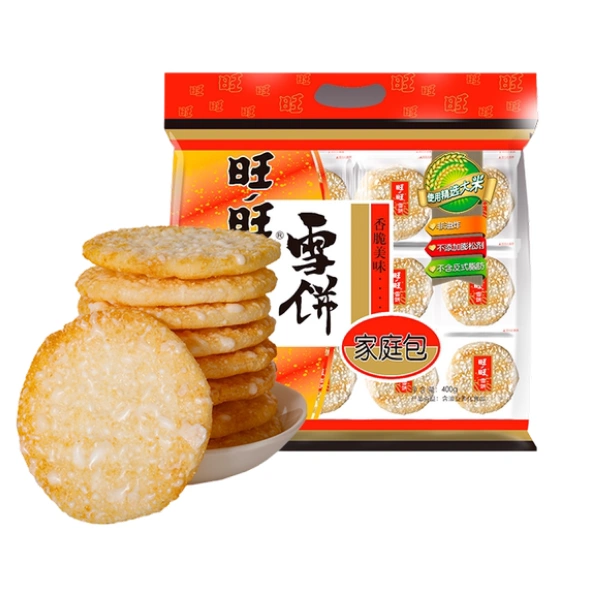 拍二旺旺 雪饼儿童零食400g 券后37.6元