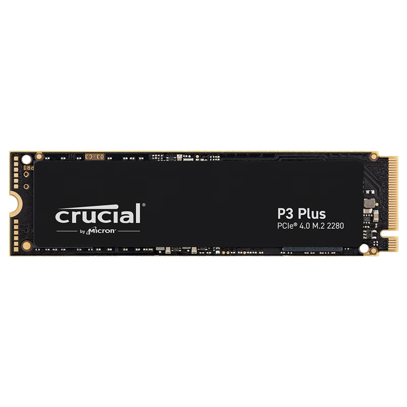 新活动，plus:英睿达 美光P3Plus 1TB SSD固态硬盘 M.2接口（NVMe PCIe4.0*4）读速5000M