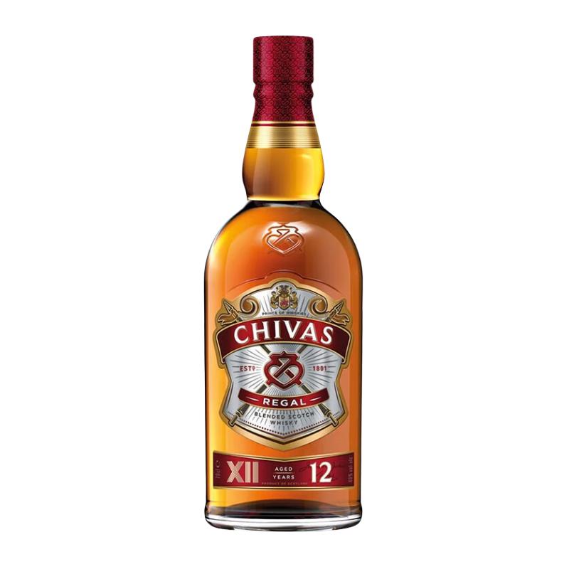 芝华士 Regal）调和型苏格兰威士忌 经典风味洋酒行货 12年 1000ml 1L 1瓶 芝华