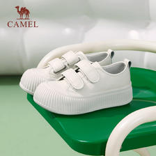 CAMEL 骆驼 女鞋2024年新款春季厚底休闲面包鞋小白鞋女运动平底板鞋女款 159
