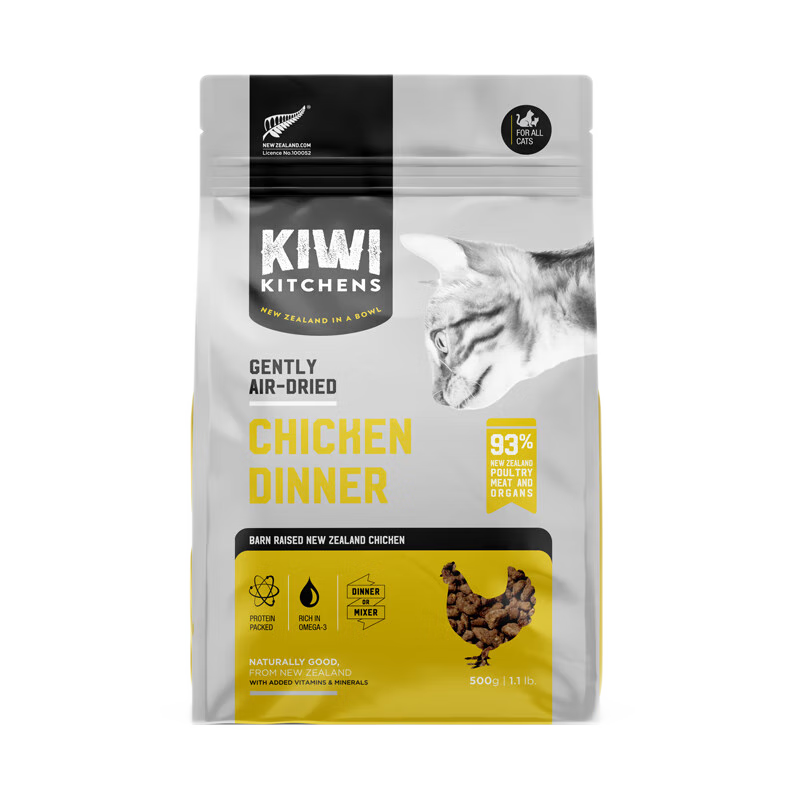 KIWI KITCHENS Kiwi新西兰进口风干猫粮鸡肉风味500g 16.33元（需买3件，需用券）