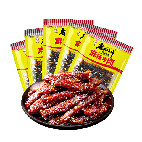 老四川 麻辣牛肉 60g*2袋 11.99元（需买3件，共35.97元包邮，需用券）