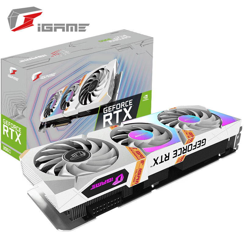 COLORFUL 七彩虹 GeForce RTX 3060 Ultra W OC 8G 显卡 1199元