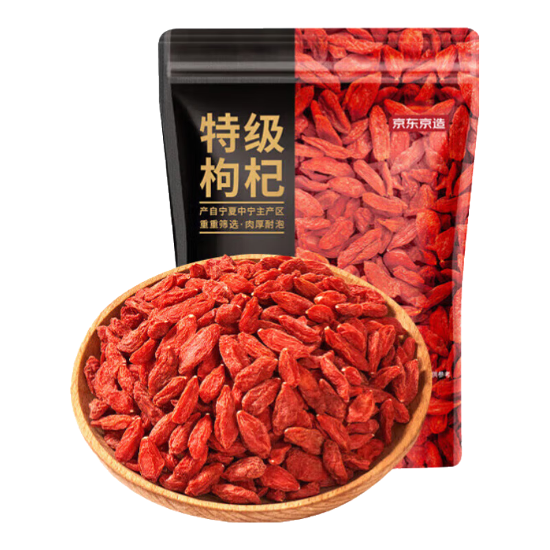 京东京造 宁夏特级红枸杞 250g 13.9元（需领券）