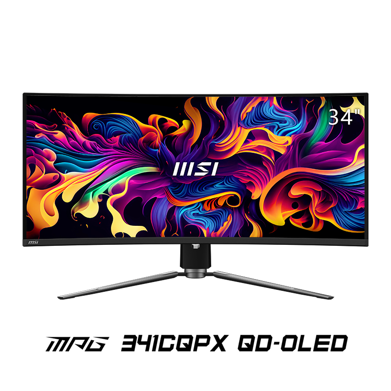 MSI 微星 MAG 341CQPX QD-OLED 34英寸OLED显示器（3440*1440、240Hz、139%sRGB、HDR400） 4999