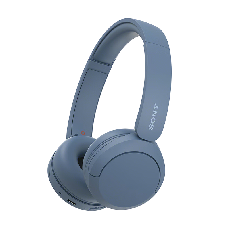 索尼（SONY）WH-CH520 舒适高效无线头戴式蓝牙耳机 舒适佩戴 音乐耳机 蓝色 25