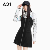 A21 女款显瘦A字吊带裙 F421217027 ￥79