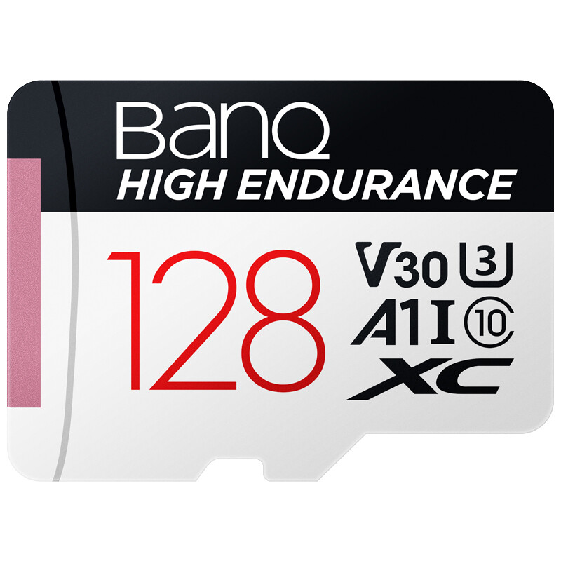 BanQ 方捷 喜宾 128GB TF存储卡 A1 U3 V30 4K 行车记录仪&安防监控专用内存卡 36.9