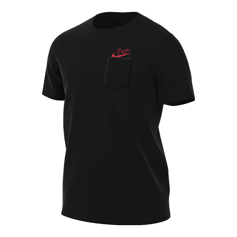 耐克(NIKE)男短袖圆领T恤 运动休闲 日常通勤 HF6594-010 黑L 180元