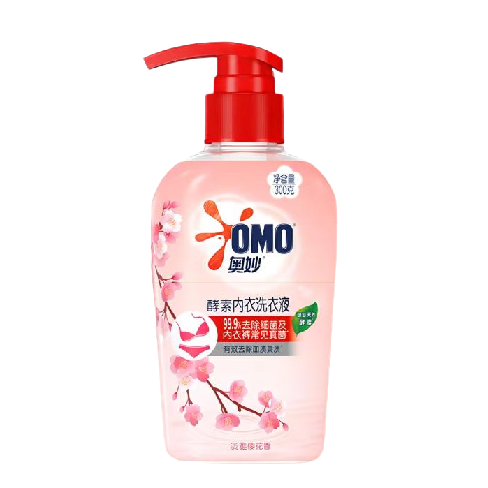 88VIP：OMO 奥妙 酵素内衣洗衣液 樱花香型 300g 9.98元