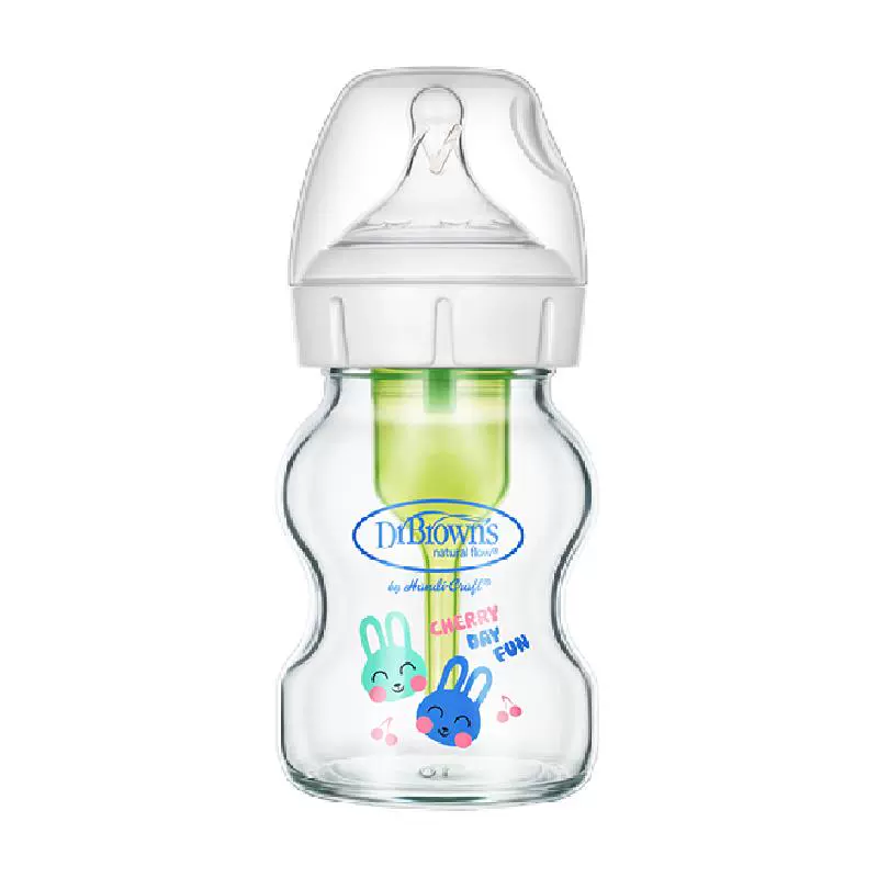 布朗博士 婴儿玻璃宽口兔子奶瓶 150ml ￥93.38