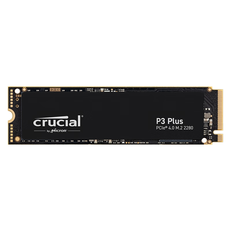 29日0点：Crucial 英睿达 P3 Plus NVMe M.2固态硬盘 500GB（PCIe4.0*4） 249元（PLUS会员